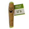 My Name is Lil B, Cute Stuffed Parody Blunt Cat Toy, Funny Catnip Weed Theme Toy, Cool Plush Novelty 420 Gift for Pets & Their Owners